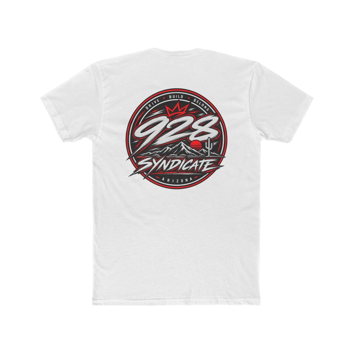 928 Syndicate Graphic Tee — Desert Logo Crew Shirt